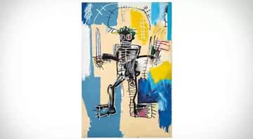 O quadro 'Warrior', de Basquiat - Divulgação