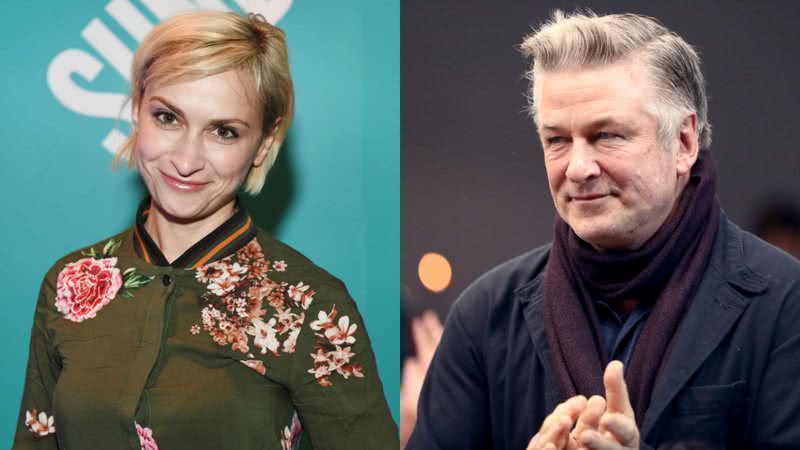 Halyna Hutchins (à esqu.) e Alec Baldwin (à dir.) - Getty Images