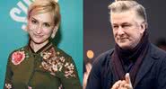 Halyna Hutchins (à esqu.) e Alec Baldwin (à dir.) - Getty Images