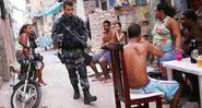 Ação policial no Complexo da Maré em 2014 - Getty Images