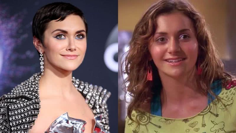 A atriz Alyson Stoner em 2019 e 2008 - Getty Images/Divulgação/Disney