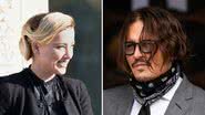 Os atores Amber Heard e Johnny Depp - Getty Images