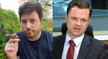 Montagem mostrando Danilo Gentili (à esq) e Anderson Torres (à dir) - Divulgação/ Instagram/ Arquivo Pessoal/ Youtube/ Tv Brasil