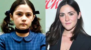 A atriz Isabelle Fuhrman aos 12 anos em 'A Órfã' e atualmente - Divulgação/Warner Bros. Pictures / Getty Images