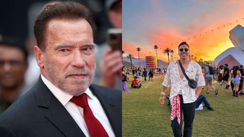 Arnold Schwarzenegger e Joe Baena - Getty Images e Reprodução/Redes Sociais