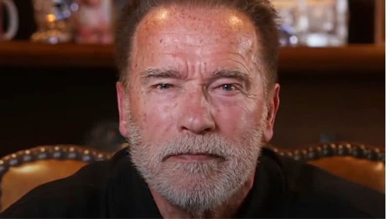 Trecho de vídeo mostrando com Arnold Schwarzenegger - Divulgação/ Redes Sociais