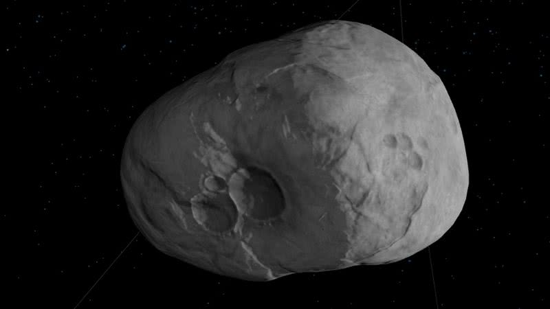 O asteroide 2023 DW - Divulgação/NASA