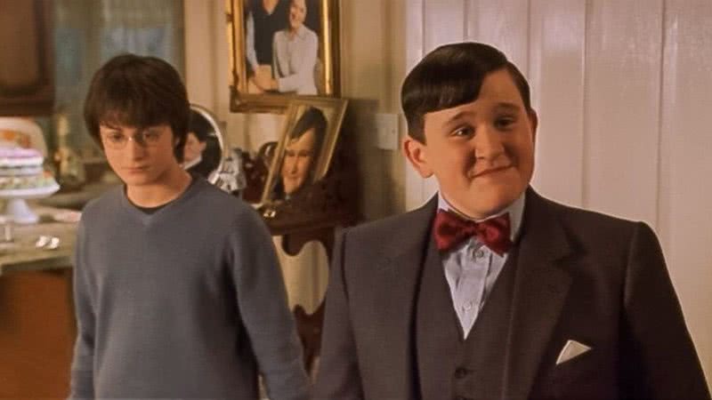 Harry Melling como Duda Dursley, em 'Harry Potter' - Divulgação / Warner Bros Pictures