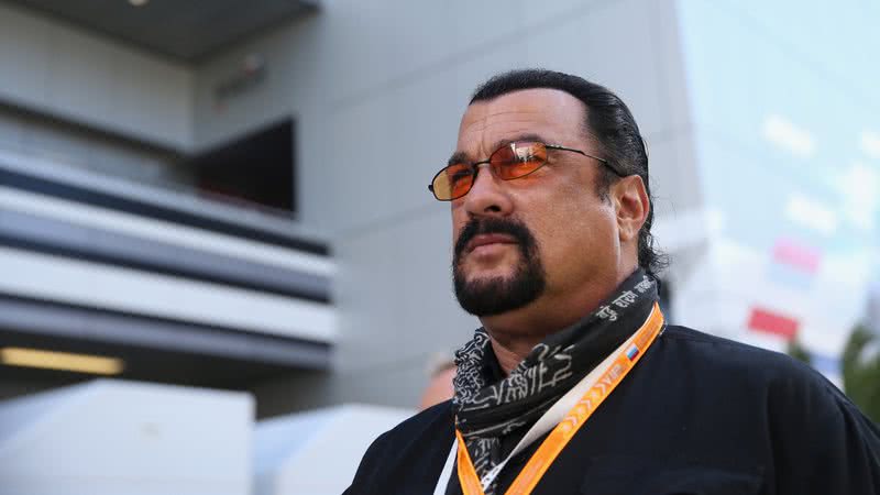 Steven Seagal, ator e mestre em artes marciais americano, durante evento na Rússia - Getty Images