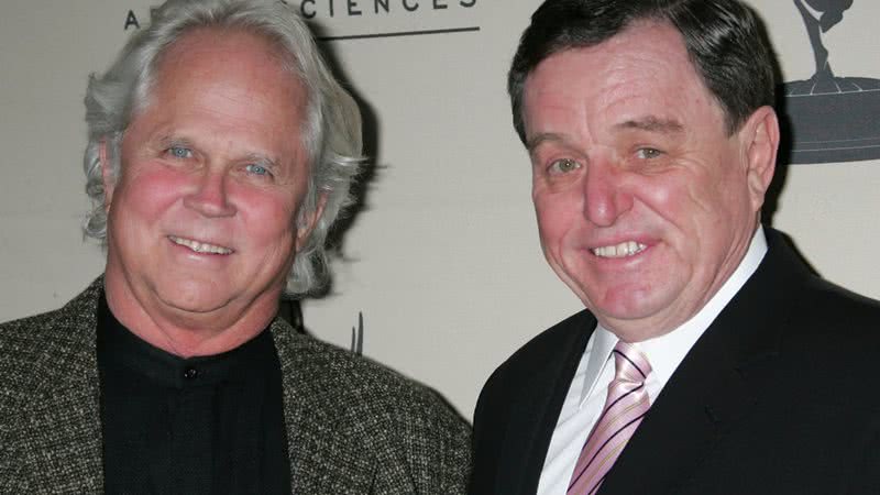 Tony Dow e Jerry Mathers durante evento na Califórnia - Getty Images