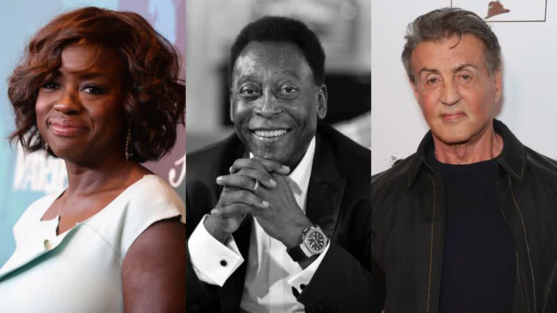 Viola Davis, Pelé e Sylvester Stallone - Getty Images