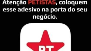 Aviso dado por bolsonaristas - Reprodução / Redes Sociais / Twitter