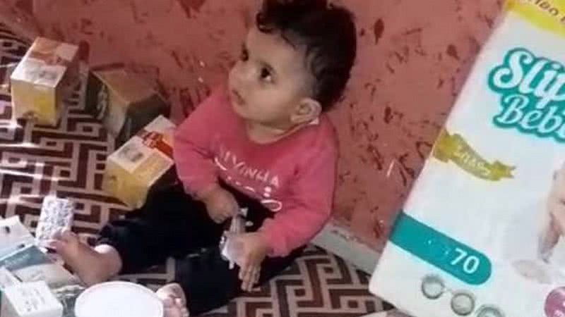 A pequena Aylin Ramadan, de apenas oito meses - Reprodução