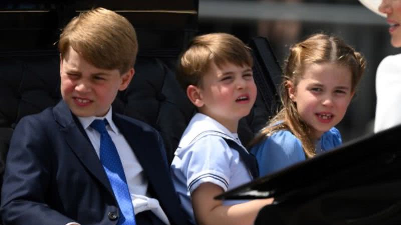 Filhos de William e Kate, George, Charlotte e Louis. - Getty Images