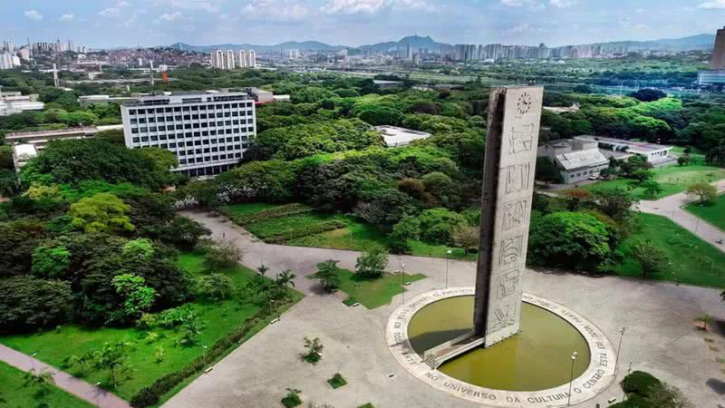 Imagem de praça localizada na USP - Divulgação