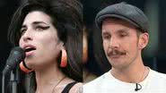 Amy Winehouse e Blake Fielder-Civil, respectivamente - Getty Images e Reprodução/Vídeo/X/@GMB