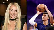 Britney Spears e Victor Wembanyama, respectivamente - Getty Images