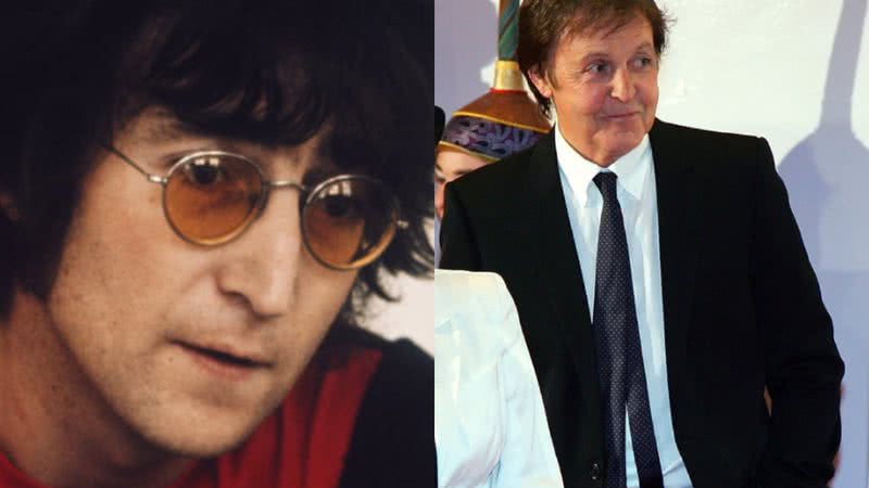 John Lennon e Paul McCartney, respectivamente - Getty Images