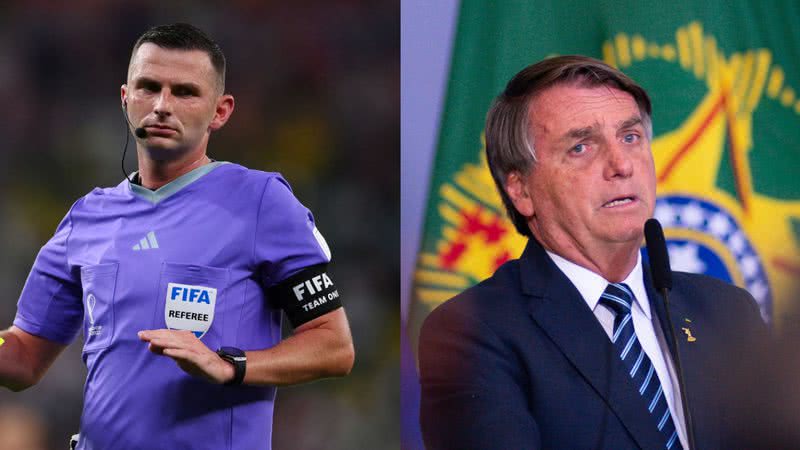 Michael Oliver e Jair Bolsonaro, respectivamente - Getty Images