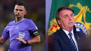 Michael Oliver e Jair Bolsonaro, respectivamente - Getty Images