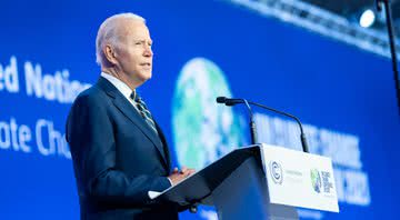 Presidente Biden na cerimônia de abertura da COP 26 - Wikimedia Commons