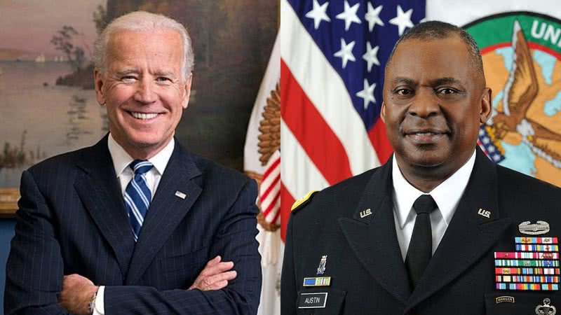 Joe Biden (esq) e Lloyd Austin (dir) - Wikimedia Commons