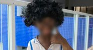 Estudante do colégio fazendo 'blackface' - Divulgação/Redes Sociais/Colégio Adventista