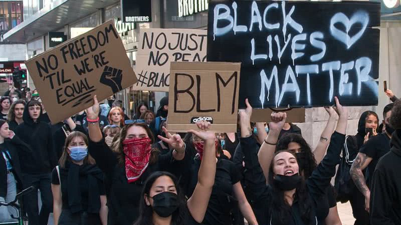 Foto meramente ilustrativa de manifestação do Black Lives Matter - Wikimedia Commons