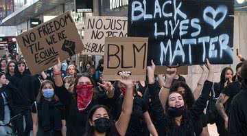 Foto meramente ilustrativa de manifestação do Black Lives Matter - Wikimedia Commons