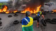 Bloqueio de estrada em Varginha - Getty Images