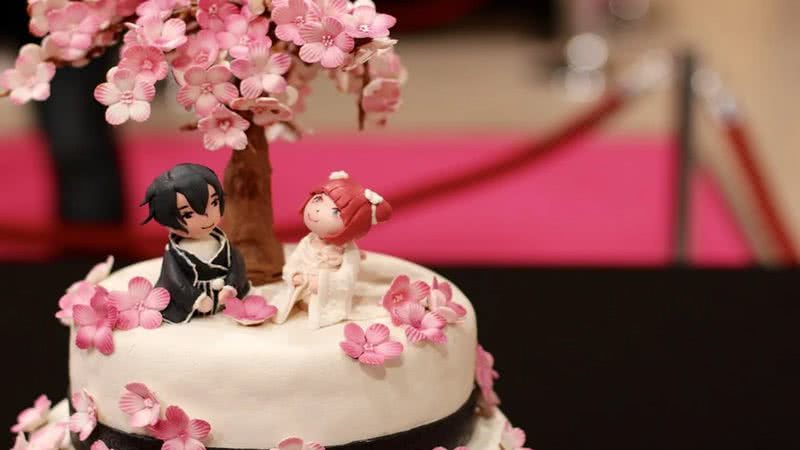 Bolo de casamento japonês - Pixabay