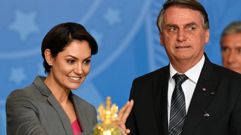 Michelle e Jair Bolsonaro - Getty Images