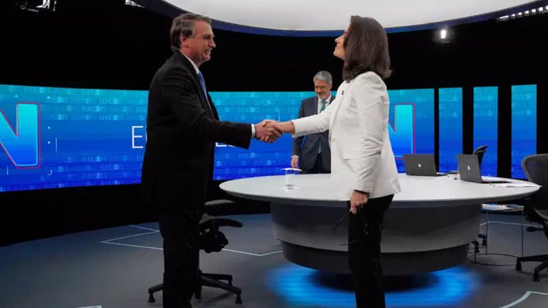 Jair Bolsonaro durante entrevista ao Jornal Nacional - Divulgação/TV Globo