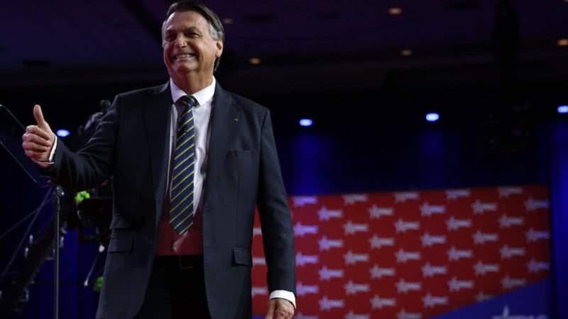 Jair Bolsonaro durante evento nos Estados Unidos - Getty Images