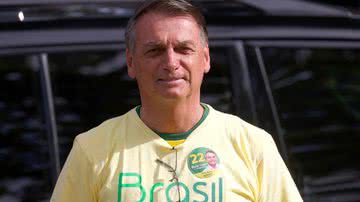 Jair Bolsonaro em dia de votação - Getty Images