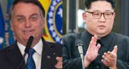 Bolsonaro e Kim Jong-Un - Getty Images