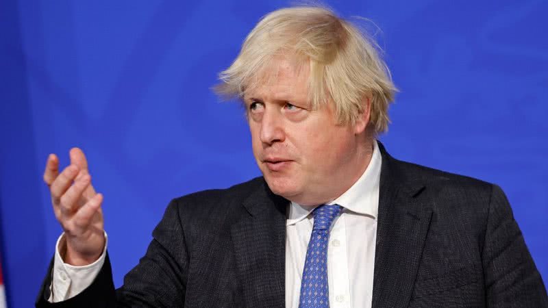 Boris Johnson em evento oficial - Getty Images