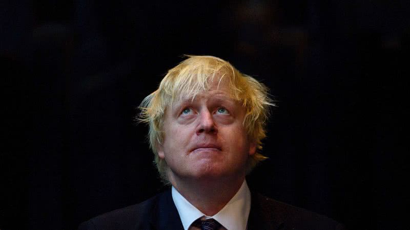 Boris Johnson em aparição pública - Getty Images