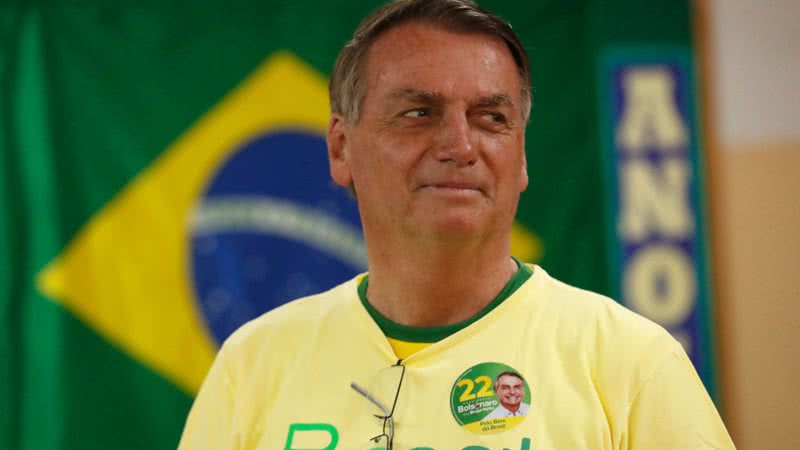 Jair Bolsonaro no dia da votação presidencial - Getty Images