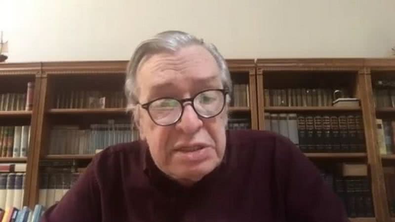 Olavo de Carvalho em entrevista - Reprodução/Vídeo