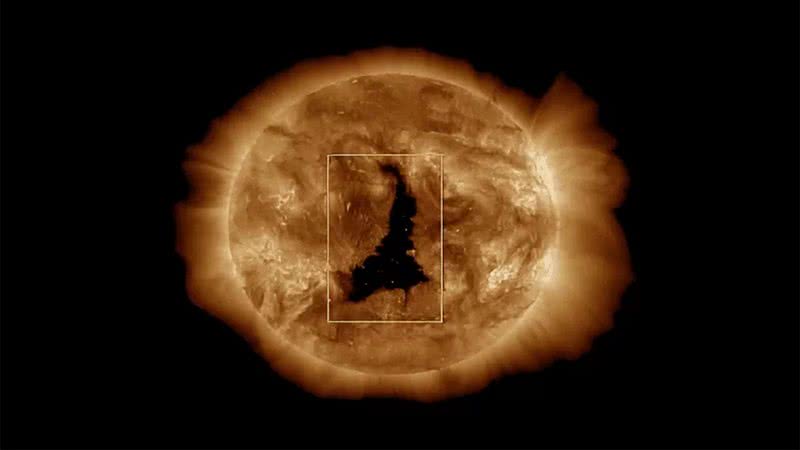 Fenda de 800 mil quilômetros detectada no Sol - NASA