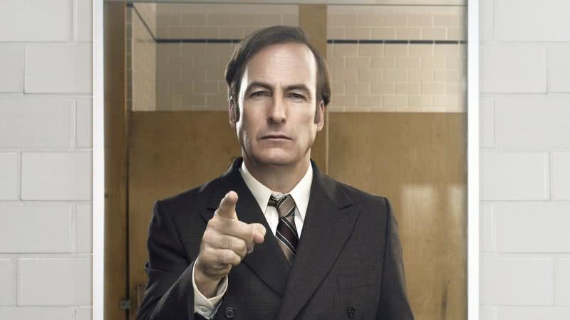 Imagem do ator Bob Odenkirk em pôster da série Better Call Saul - Divulgação/Sony Pictures Television