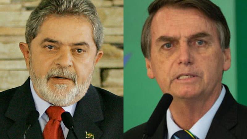 Montagem de Lula ao lado de Jair Bolsonaro - Getty Images/Creative Commons