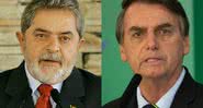 Montagem de Lula ao lado de Jair Bolsonaro - Getty Images/Creative Commons