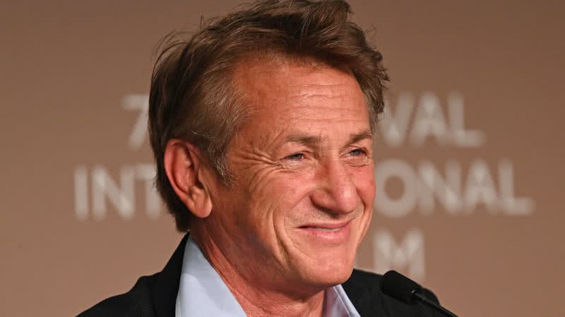 O ator Sean Penn no 74º Festival Anual de Cinema de Cannes, em 2021 - Getty Images