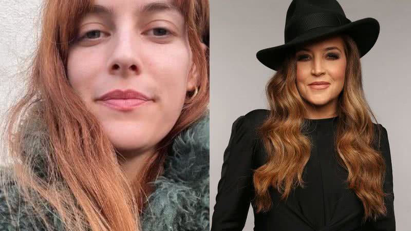 Á esquerda filha de Lisa Marie Presley e à direita imagem de Lisa Marie Presley - Reprodução / Instagram e Getty Images