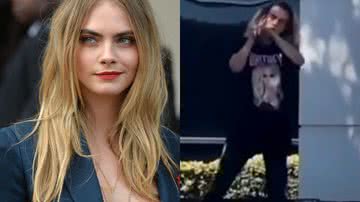 A modelo Cara Delevingne - Getty Images e Reprodução/Vídeo/Youtube