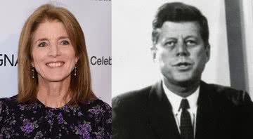 Montagem com Caroline Kennedy (à esquerda) e John F. Kennedy (à direita) - Getty Images