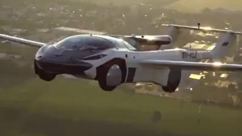 O carro voador "AirCar" da Klein Vision - Divulgação/Vídeo/g1