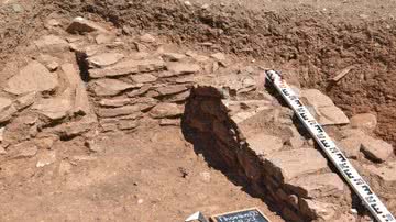 Casa encontrada em área de mineração grega - Divulgação / Thorikos Archaeological Project Gent-Göttingen